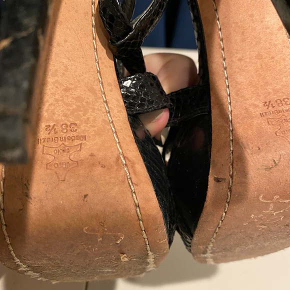 Alice and Olivia Leia Platform Sandal Heel Shoe Open Toe - Picture 7 of 7